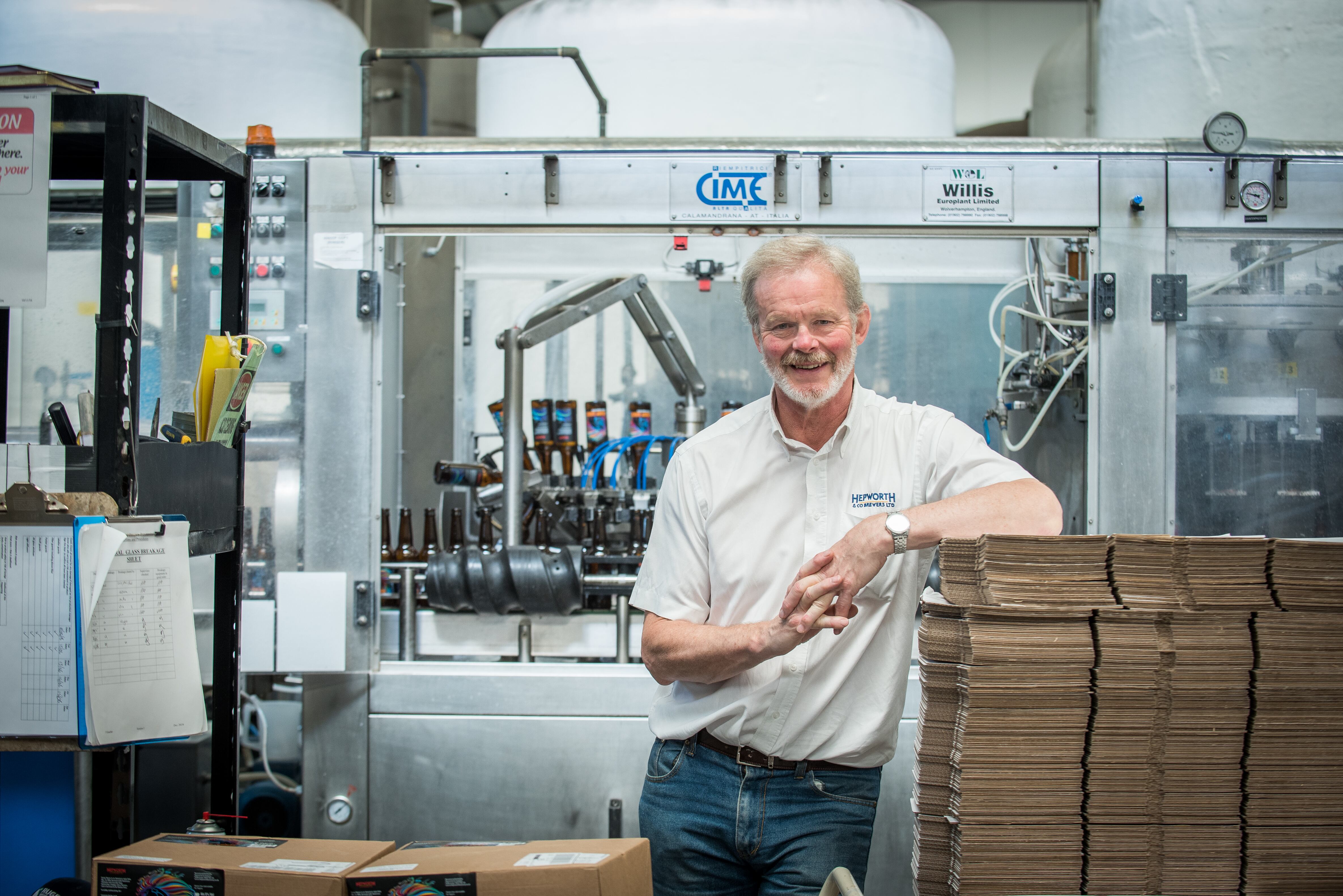Adapting to the times is crucial for breweries, Hepworth Brewery chairman Andy Hepworth.