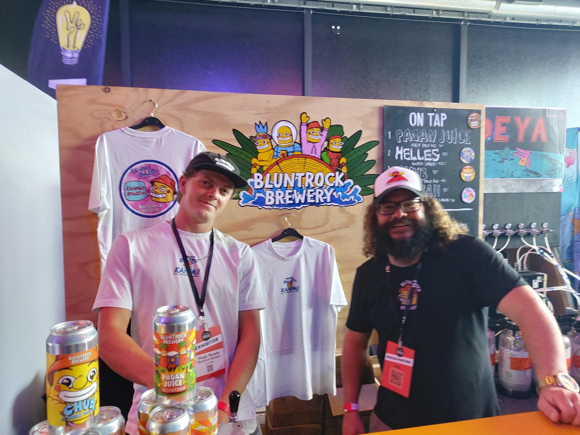 Hugo Roads co-founder and Rory Colborne head of sales, Bluntrock