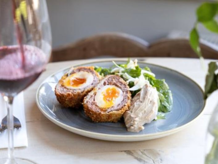 Dish Deconstructed: How to make a venison Scotch egg with quince aioli