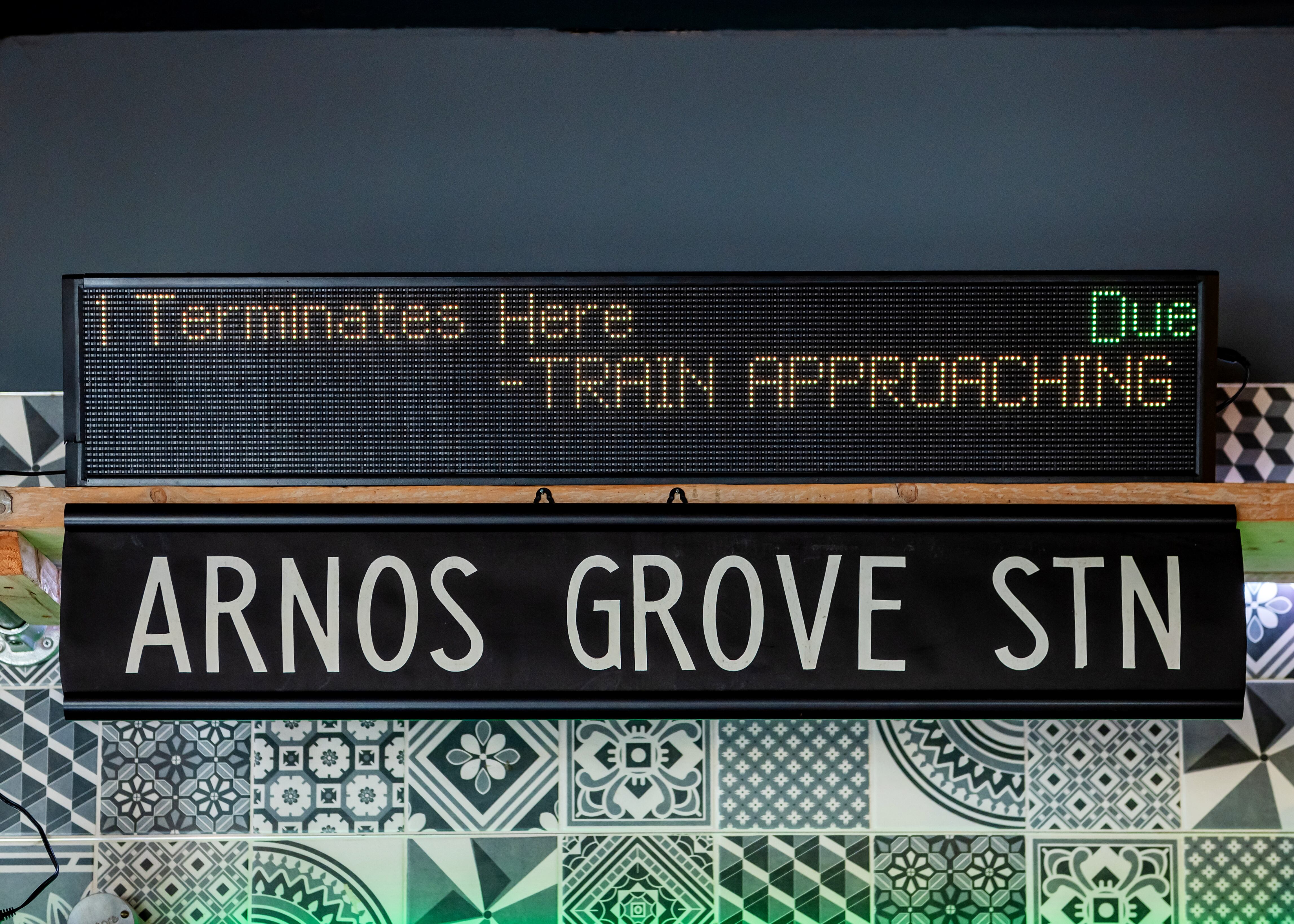The Arnos Arms in Arnos Grove, Southgate, north London