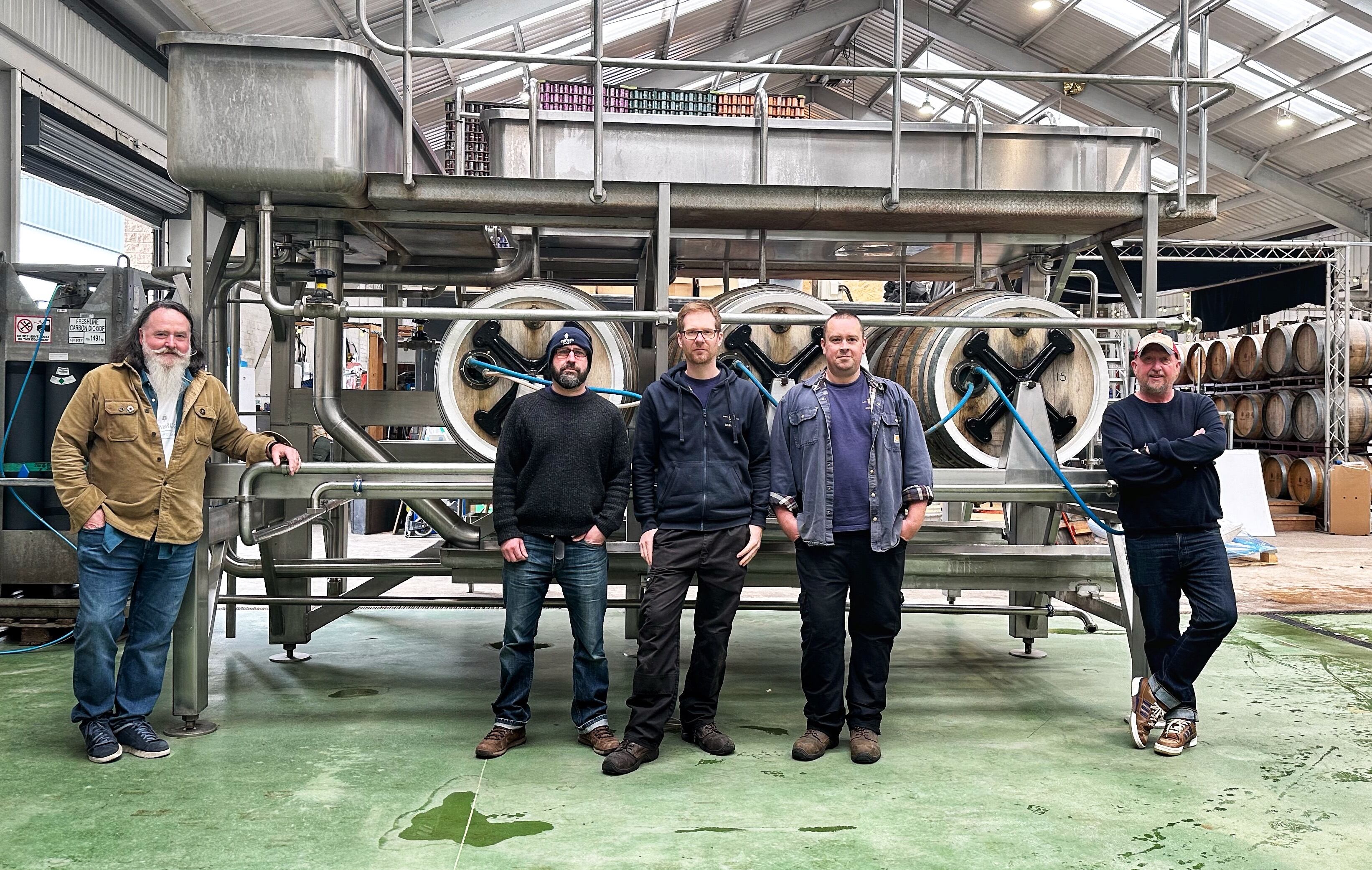 Thornbridge Brewery team - Jim Harrison left and Simon Webster right