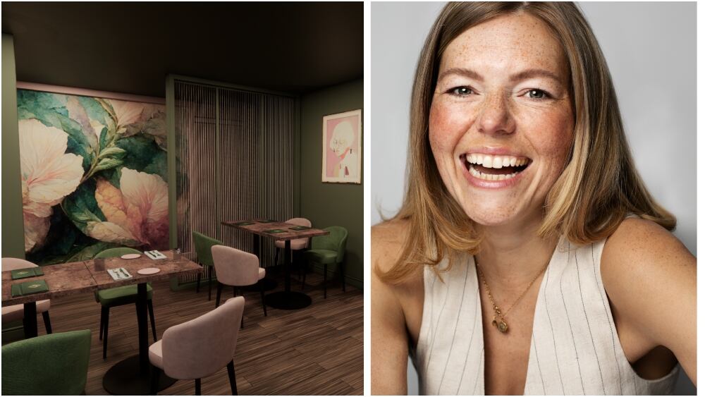 The bar images are artists impressions created by Tinto Architects. Angela Shaw is our designer.