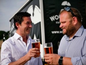 Woodforde's ceo James Hughes (L) and Nick Dolan (R)