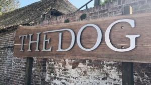 The Dog at Wingham sign