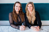 Catherine Salway and Andrea Waters, co-founder of Redemption bar