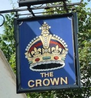 The Crown pub sign small