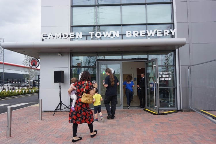 Camden Town Brewery, Enfield, north London