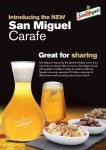 Great for sharing – New San Miguel Carafe