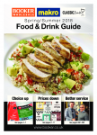 Booker / Makro’s 2018 Spring Summer Food & Drink Guide is available now…