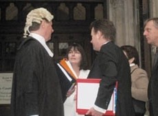 Murphy outside the High Court in 2008