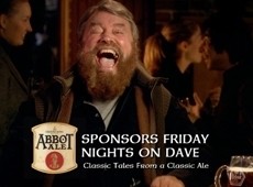 Abbot Ale sponsors Friday nights on Dave