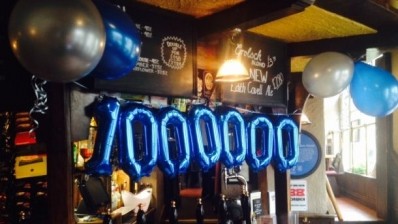 Phillip Cutter of Gardeners Arms Norwich pulls millionth pint 