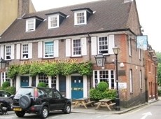 Real ale pub: Ye Olde White Bear is in Hampstead, London