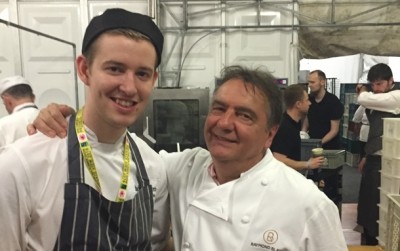 Former LVS Autistic learner cooks with Raymond Blanc