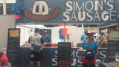 For better or wurst: Simon's Sausage was just one option for operators to sample snacks at the GBBF