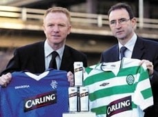 Celtic and Rangers have agreed to remove branding from children's shirts