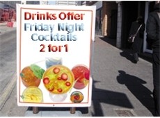 Drinks promos: banned at University of Bath 
