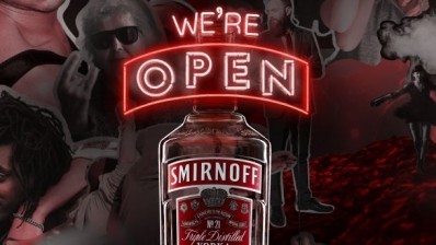 Smirnoff's ‘We’re Open’ campaign will embrace a 