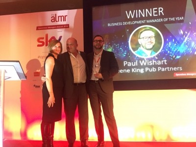 Winner: Paul Wishart was named Business Development Manager of the Year 