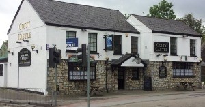 Coity Castle: The pub is up for sale through a Sidney Phillips auction