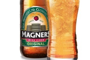 The new design for Magners returns to the original green colour