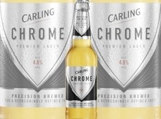 Carling Chrome: Introduced as part of £7.3m rebrand by Molson Coors