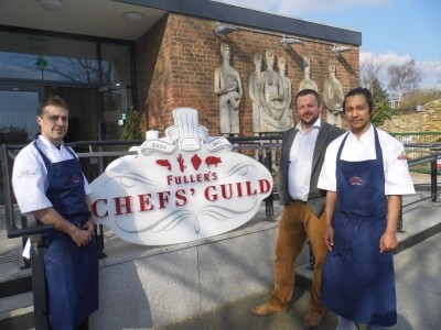 Finalists in the Fuller's Chefs' Guild
