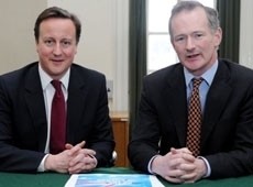 Penrose with Prime Minister David Cameron