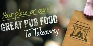 Ember Inns offer a pub food takeaway service
