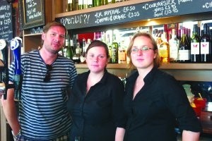 David Carrick and his staff at the Paris House in Hove, East Sussex
