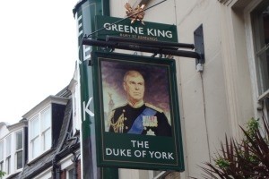 Prince Andrew said he would be 'delighted' for the pub to include his picture on their sign