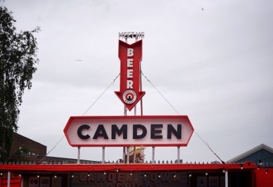 Celebration: Camden’s new site is now operational and the brewery marked the occasion with a party 