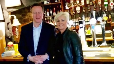David Cameron visits Staffordshire's Ye Olde Windmill