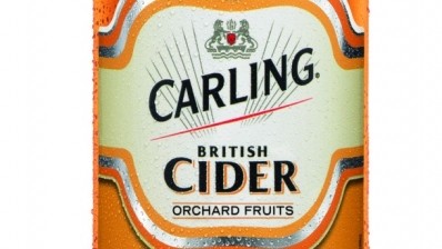 The new Carling cider Orchard Fruits variant