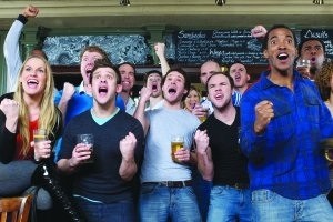 Sports mad: the trade is hoping people will regard pubs as the natural place to view the Olympics