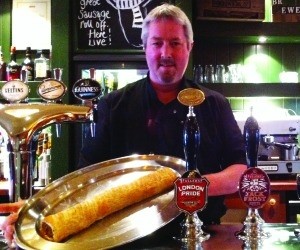 Challenge: Angus McKean of the Red Lion in Barnes wants to raise the profile of pub food