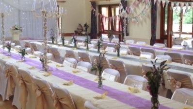 The Carrington Arms' wedding reception hall