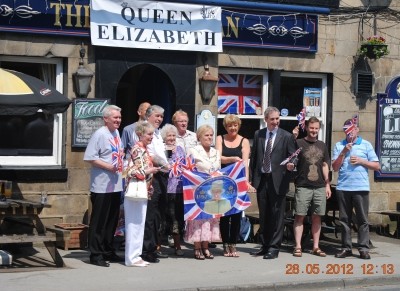 Weekend of celebration: The Otley Pub Club has renamed every pub in the town the Queen Elizabeth