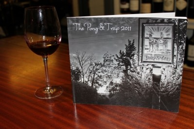 Pony & Trap book: on sale at the pub