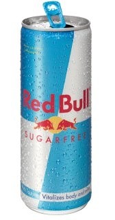 Red Bull Sugarfree: only eight calories