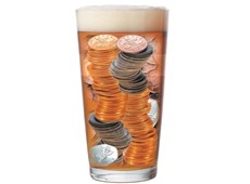 Decline: The UK beer market has suffered a £2.2bn fall in revenue since 2006
