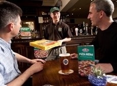 Bar Boosters: take away pizza