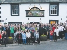 Pulling together: £67,000 was raised to save the Fox & Hounds, Ennerdale Bridge, Cumbria