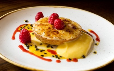 Rasperry and passion fruit tart: one of Mark Sargeant's signature dishes