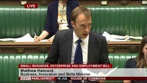 Business, Innovation and Skills minister, Matthew Hancock, said the Government had struck the right balance