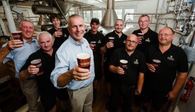 Head brewer Roger Ryman and his team celebrate the milestone