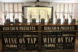 Wine on tap in  pubs