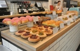 Take-away pastry counter at Ask For Janice