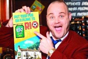 The licensee from the winning pub will be flown out to Brazil in June to enjoy the football from the comfort of the Rio McCoy’s local