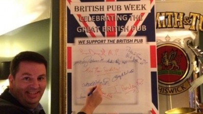 Signed up: pubs minister Andrew Percy